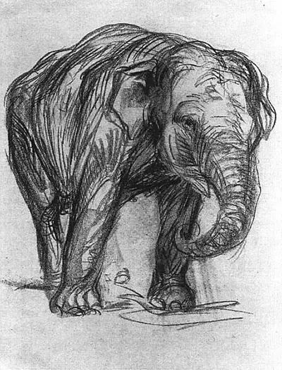 Elephant Franz Marc